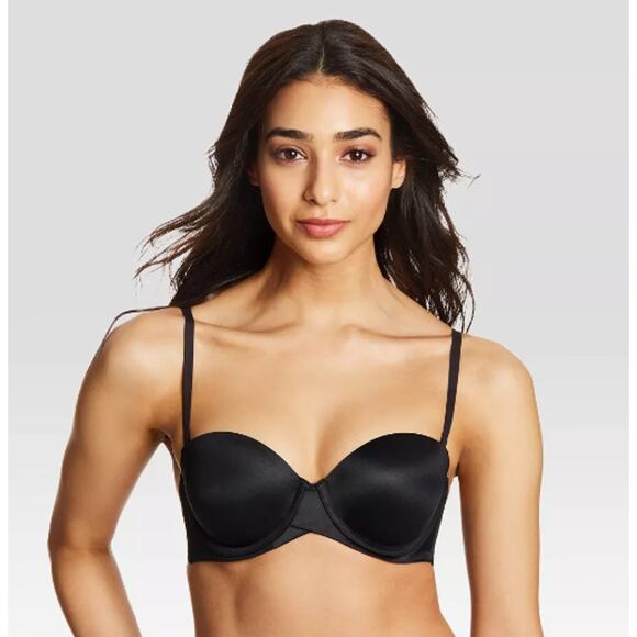 MAIDENFORM SELF EXPRESSIONS STAY PUT STRAPLESS SIZE 34C - Picture 6 of 9